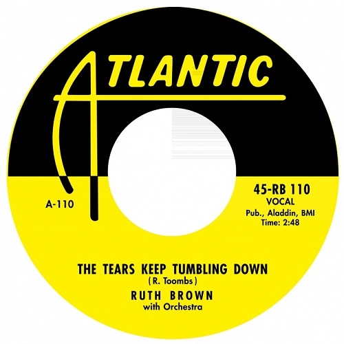 RUTH BROWN / ルース・ブラウン / "TEARS KEEP TUMBLING DOWN / IF I HAD ANY SENSE (7"")"