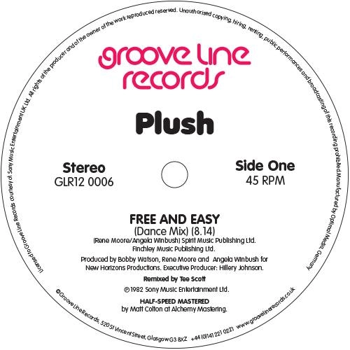 PLUSH (SOUL) / プラッシュ / FREE AND EASY (DANCE MIX) / BURNIN' LOVE (DANCE MIX)