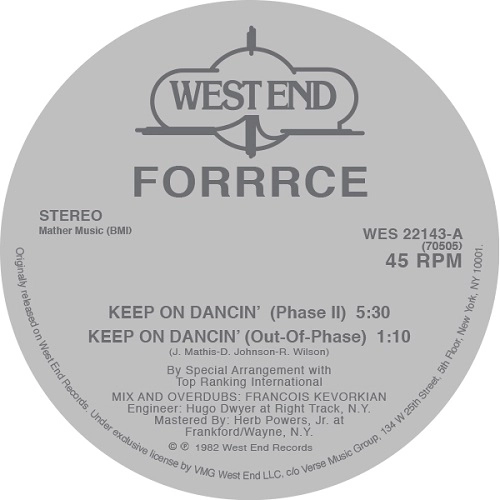 FORRCE / KEEP ON DANCIN'