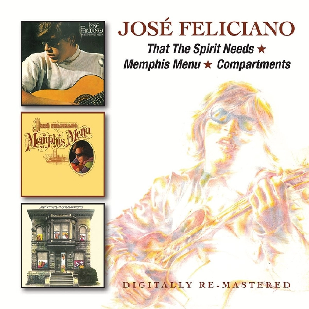 JOSE FELICIANO / ホセ・フェリシアーノ / THAT THE SPIRIT NEEDS/MEMPHIS MENU/COMPARTMENTS