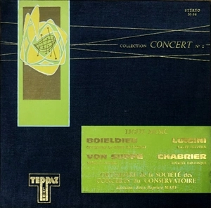 JEAN-BAPTISTE MARI / ジャン=バティスト・マリ / COLLECTION CONCERT NO.2 LIGHT MUSIC (BOIELDIEU / LUIGINI / VON SUPPE / CHABRIER)