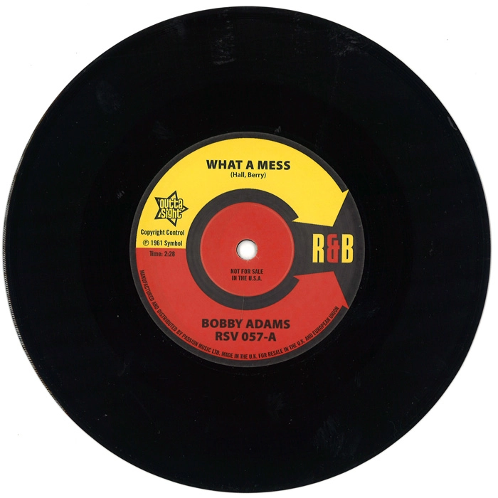 BOBBY ADAMS / OTIS RUSH / "WHAT A MESS / HOMEWORK (7"")"