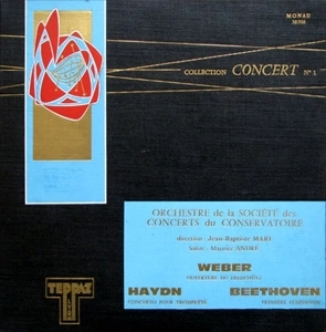 JEAN-BAPTISTE MARI / ジャン=バティスト・マリ / COLLECTION CONCERT NO.1 (WEBER / HAYDN / BEETHOVEN)
