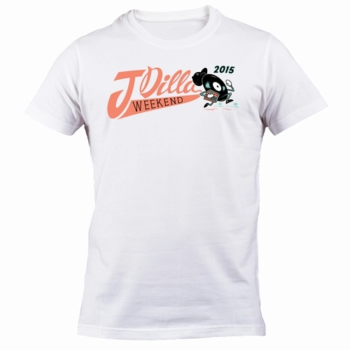 J DILLA aka JAY DEE / J DILLA WEEKEND 2015 T-SHIRT WHT (M)