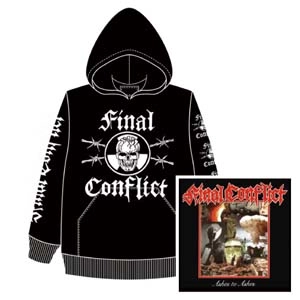 FINAL CONFLICT (PUNK) / M/FINAL CONFLICT/ASHES TO ASHES PULLOVER HOODY