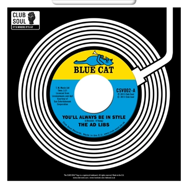 AD LIBS / アド・リブズ / YOU'LL ALWAYS BE IN STYLE / THE BOY FROM NEW YORK