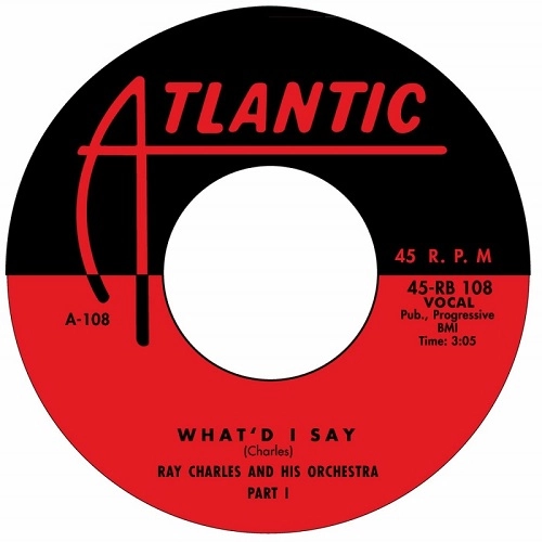 RAY CHARLES / レイ・チャールズ / "WHAT'D I SAY (7"")"