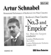 ARTUR SCHNABEL / アルトゥール・シュナーベル / ベートーヴェン：ピアノ協奏曲第3番&第5番