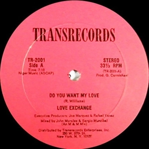 LOVE EXCHANGE (SOUL/VOCAL TRIO) / DO YOU WANT MY LOVE