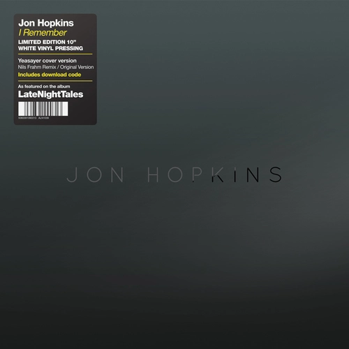 JON HOPKINS / ジョン・ホプキンス / I REMEMBER (NILS FRAHM REMIX)