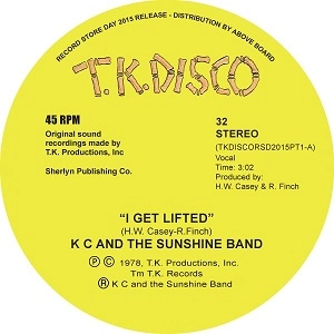 KC & THE SUNSHINE BAND / KC&ザ・サンシャイン・バンド / I GET LIFTED (TODD TERJE EDIT)