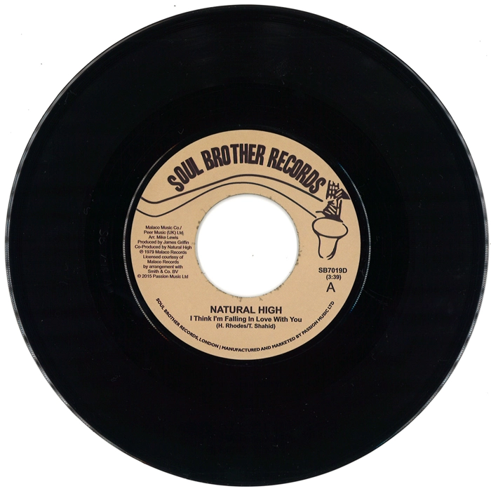 NATURAL HIGH (SOUL) / ナチュラル・ハイ / "I THINK I'M FALLING IN LOVE WITH YOU / TRUST IN ME (7"")"