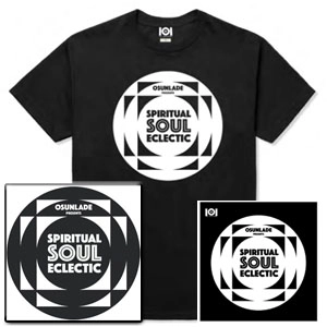 OSUNLADE / オスンラデ / SPIRITUAL SOUL ECLECTIC MIX CD & T-SHIRT  BLACK L & 7-INCH