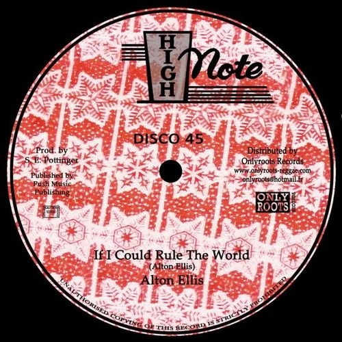 ALTON ELLIS / アルトン・エリス / IF I COULD RULE THE WORLD