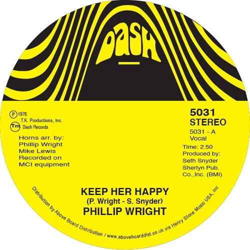PHILLIP WRIGHT / フィリップ・ライト / KEEP HER HAPPY