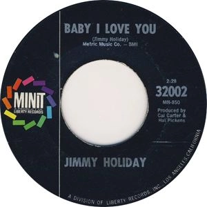 JIMMY HOLIDAY / ジミー・ホリデー / BABY I LOVE YOU