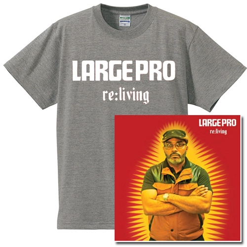 LARGE PROFESSOR / ラージ・プロフェッサー / RE:LIVING"2LP"★ディスクユニオン限定T-SHIRTS付セットLサイズ