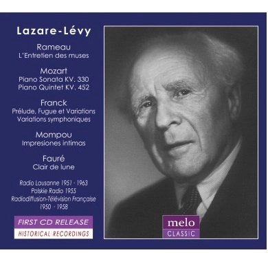 LAZARE LEVY / ラザール・レヴィ / MOZART:PF SON10,PF QUINTET/FRANCK:PRELUDE,FUGUES ET VARIATIONS/ETC