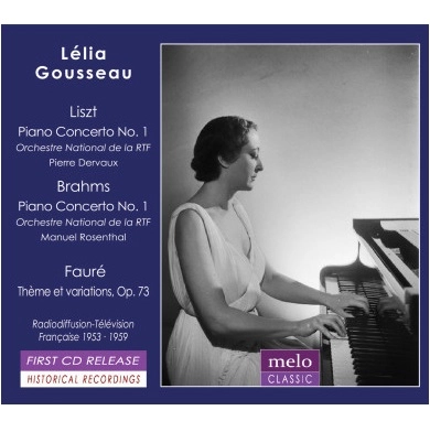 LELIA GOUSSEAU / レリア・グソー / LISZT&BRAHMS:PF CON1/FAURE:THEME&VARIATIONS