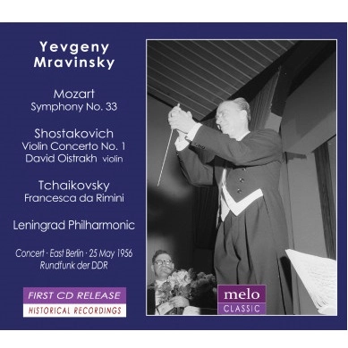 EVGENY MRAVINSKY / エフゲニー・ムラヴィンスキー / MOZART:SYM33/SHOSTAKOVICH:VNCON1/TCHAIKOVSKY:FRANCESCA DA RIMINI