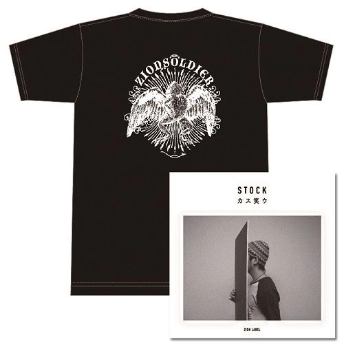 STOCK / カス笑ウ ★ディスクユニオン限定T-SHIRTS付セットLサイズ