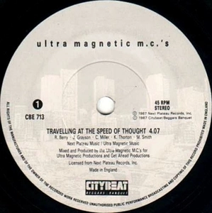 ULTRAMAGNETIC MC'S / ウルトラマグネティックMCズ / TRAVELLING AT THE SPEED OF THOUGHT