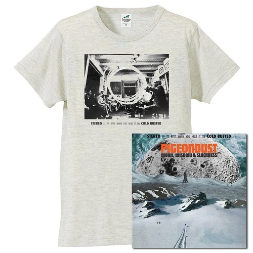 PIGEONDUST / ピジョンダスト / MOON, WISDOM & SLACKNESS★ディスクユニオン限定T-SHIRTS付セットMサイズ