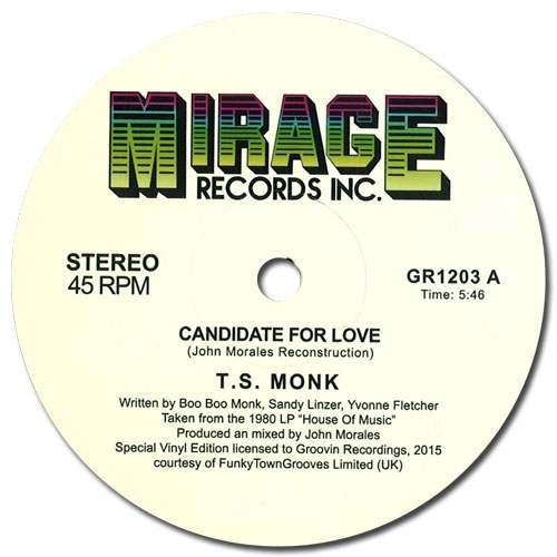 T.S. MONK / T.S.モンク / CANDIDATE FOR LOVE / BON BON VIE