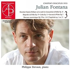 PHILIPPE DEVAUX / FONTANA: COMPLETE PIANO WORKS 3