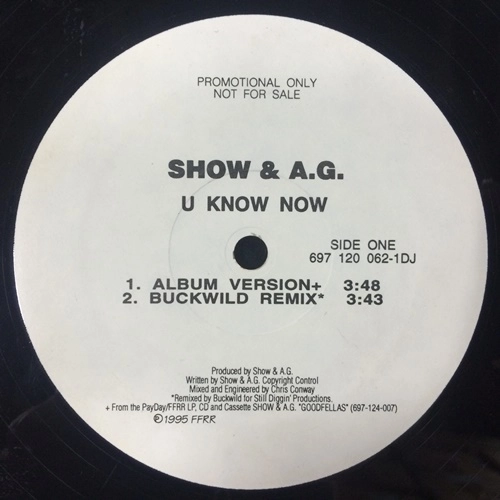 SHOWBIZ & A.G. / ショウビズ&A.G. / U KNOW NOW