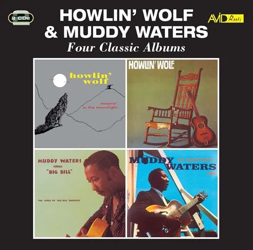 HOWLIN' WOLF / MUDDY WATERS / FOUR CLASSIC ALBUMS (2CD)