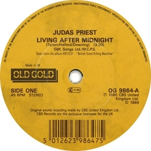 JUDAS PRIEST / ジューダス・プリースト / LIVING AFTER MIDNIGHT / BREAKING THE LAW