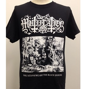 MUTIILATION / HAIL SATANAS WE ARE THE BLACK LEGIONS<SIZE:S>