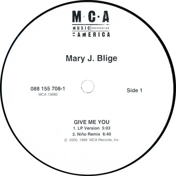 MARY J BLIGE / GIVE ME YOU
