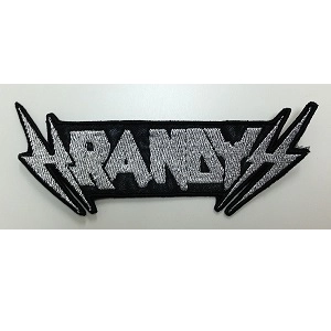 RANDY(from Denmark) / SILVER THREAD EMBROIDERED LOGO PATCH
