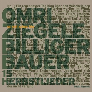 OMRI ZIEGELE / So Viel Schon Hin - 15 Herbstl