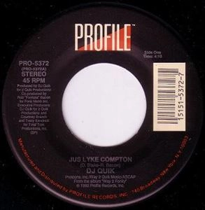 DJ QUIK / DJクイック / JUS LYKE COMPTON