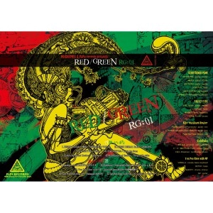 オムニバス(Kito-mizukumi Rouber、FALSETTOS、ガラクタ、KEBRI DEHAR PARK、Ten Pen Chee) / RED/GREEN RG001