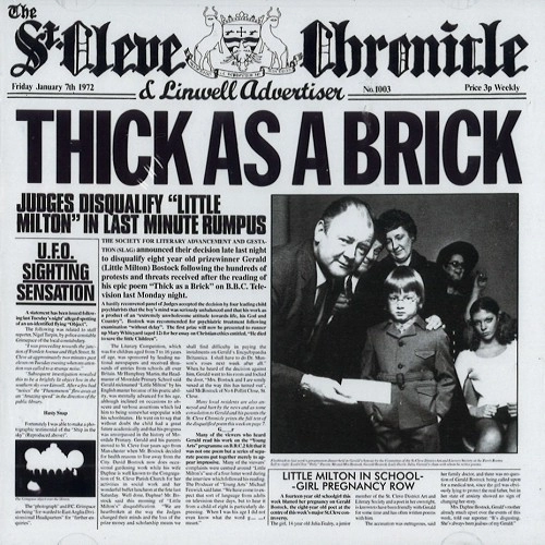 JETHRO TULL / ジェスロ･タル / THICK AS A BRICK (STEVEN WILSON REMIX)