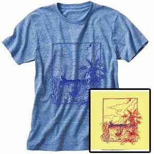 HIKARU meets KENICHI YANAI / ヒカル・ミーツ・ケンイチ・ヤナイ / ＥＡＳＹ　ＬＩＳＴＥＮＩＮＧ？ + Tシャツ(ブルー)　S