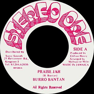BURRO BANTON / プライズアップジャージャー / PRAISE UP JAH JAH