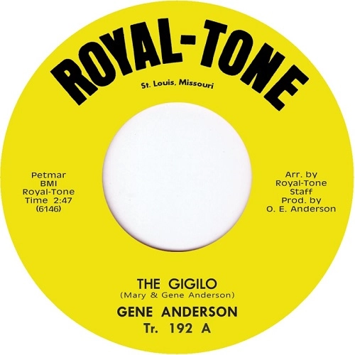 GENE ANDERSON / ジーン・アンダーソン / "GIGOLO / LONELIEST ONE (7"")"