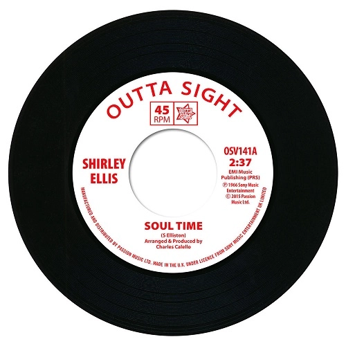 SHIRLEY ELLIS / LYNNE RANDELL / "SOUL TIME / STRANGER IN MY ARMS (7"")"