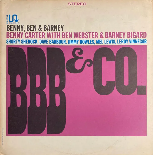 BENNY CARTER / ベニー・カーター / BBB & CO.