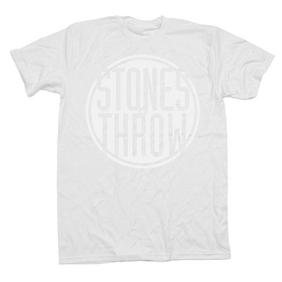 STONES THROW T-SHIRT / ストーンズ・スロウ Tシャツ / CLASSIC LOGO WHITE SIZE XL