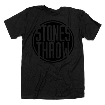 STONES THROW T-SHIRT / ストーンズ・スロウ Tシャツ / CLASSIC LOGO BLACK SIZE M