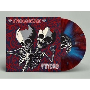 SPLIT (EYEHATEGOD / PSYCHO) / SPLIT<DIEHARD RED/BLUE SLICES VINYL>