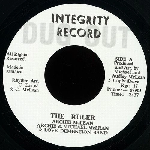ARCHIE MCLEAN / RULER