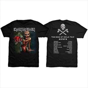 IRON MAIDEN / アイアン・メイデン / BOOK OF SOULS EUROPEAN TOUR 2016 T-SHIRT