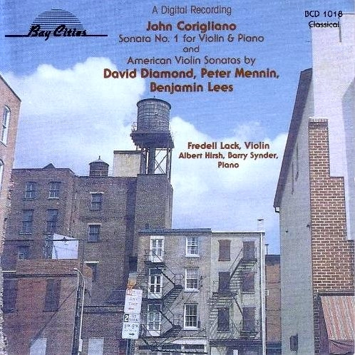 FREDELL LACK / フレデル・ラック / CORIGLIANO: SONATA NO.1 FOR VIOLIN & PIANO